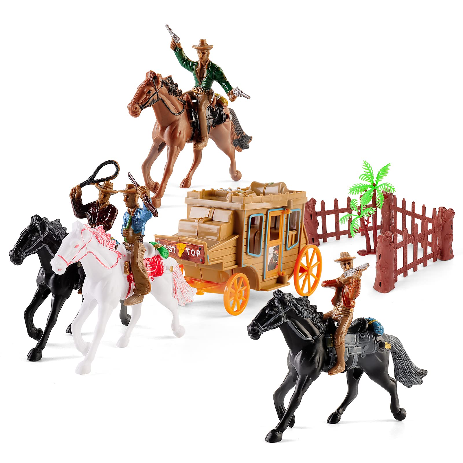 アメリカ　USA アンティーク　レトロ　フィギュア　馬　カウボーイ Amazon.co.jp: deAO 農場の馬のおもちゃ フィギュア プレイセット 西洋